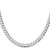 Sterling Silver Rhodium-plated 7mm Beveled Curb Chain QFB180R-24