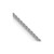 14K White Gold 1mm Spiga (Wheat) Chain 1649-18