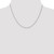 14K White Gold 1mm Spiga (Wheat) Chain 1649-18