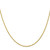 18" 10K Yellow Gold 1.85mm Diamond-cut Quadruple Rope Chain Necklace