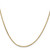 16" 10K Yellow Gold 1.65mm Diamond-cut Cable Chain Necklace