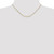 16" 10K Yellow Gold 1.65mm Diamond-cut Cable Chain Necklace