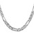 Sterling Silver Rhodium-plated 6.5mm Figaro Anchor Chain QAF180R-24