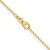 18K Yellow Gold 1.5mm Diamond-cut Cable Chain 18LP23-16