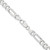 28" Sterling Silver 7.5mm Figaro Chain Necklace