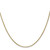 14K Yellow Gold 14 inch 1mm Box with Lobster Clasp Chain