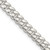Sterling Silver 7mm Domed w/ Side Diamond-cut Curb Chain QRC200-18
