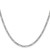 22" 14K White Gold 2.5mm Semi-Solid Figaro Chain Necklace