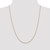 10k Yellow Gold 1.4mm Forzantine Cable Chain 10PE328-24