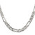 30 inch Sterling Silver 6.5mm Figaro Anchor Chain Necklace