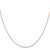30" 14K Rose Gold 1.0mm Diamond-cut Cable Chain Necklace