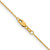 14K Yellow Gold 1.05mm Diamond-cut Cable Chain 1340-16
