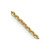 24" 10K Yellow Gold 1.3mm Diamond-cut Cable Chain Necklace