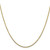 24" 10K Yellow Gold 1.3mm Diamond-cut Cable Chain Necklace