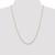 24" 10K Yellow Gold 1.3mm Diamond-cut Cable Chain Necklace