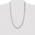 Sterling Silver Rhodium-plated 6mm Beveled Curb Chain QFB150R-28
