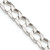 Sterling Silver 6.75mm Flat Open Curb Chain QFOC250-22