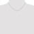 14K White Gold .8mm Diamond-cut Round Wheat Chain 3313-16