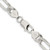Sterling Silver 8mm Pave Flat Figaro Chain QFF220-20