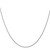 10K White Gold 1mm Diamond-cut Wheat Chain 8213-24