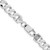 Sterling Silver Rhodium-plated 8mm Flat Curb Chain QLB200R-26