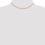 14K Yellow Gold 14 inch 1.7mm Ropa with Lobster Clasp Chain