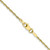 22" 10K Yellow Gold 1.5mm Extra-Light Diamond-cut Rope Chain Necklace