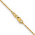 14K Yellow Gold 1.1mm Flat Cable Chain 1501-20