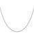 14K White Gold 1mm Singapore with Lobster Clasp Chain 1594-24