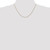 14K Rose Gold 18 inch 1.05mm Diamond-cut Spiga with Spring Ring Clasp Chain