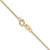 14K Yellow Gold 28 inch .7mm Box with Spring Ring Clasp Chain