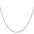 14K White Gold 1mm Sparkle Singapore Chain 1829-24