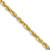 16" 10K Yellow Gold 1.8mm Extra-Light Diamond-cut Rope Chain Necklace