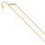 14K Yellow Gold Adjustable .95mm Sparkle Singapore Chain