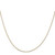 18K Yellow Gold 16 inch .5mm Box with Spring Ring Clasp Chain