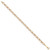 14k Two-tone Gold Oval Link Bracelet SF1843-7.25