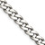 20" Sterling Silver Antiqued 7mm Curb Chain Necklace