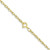 14K Yellow Gold 18 inch Carded 1.35mm Cable Rope with Spring Ring Clasp Chain