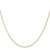 14K Yellow Gold 16 inch 1.05mm Spiga with Lobster Clasp Chain