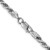 18" Sterling Silver Rhodium-plated 4.75mm Diamond-cut Rope Chain Necklace
