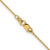 14K Yellow Gold 1.0 mm Diamond-cut Cable Chain 1253-16