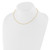 10k Yellow Gold 1.5mm Loose Rope 1in+1in Adjustable Chain
