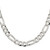 Sterling Silver 9.5mm Lightweight Flat Figaro Chain QMB250-18