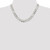 Sterling Silver 9.5mm Lightweight Flat Figaro Chain QMB250-18