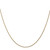 14K Yellow Gold 16 inch 1.05mm Diamond-cut Spiga with Lobster Clasp Chain