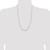 26" Sterling Silver 3.7mm Round Spiga Chain Necklace