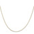 14K Yellow Gold .5mm Baby Box with Lobster Clasp Chain 3277-22