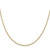 10k Yellow Gold 1.4mm Forzantine Cable Chain 10PE328-18