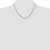 Sterling Silver Polished 5.7mm Domed Curb Chain QDB150-18