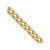22" 10K Yellow Gold 2.5mm Semi-Solid Curb Link Chain Necklace